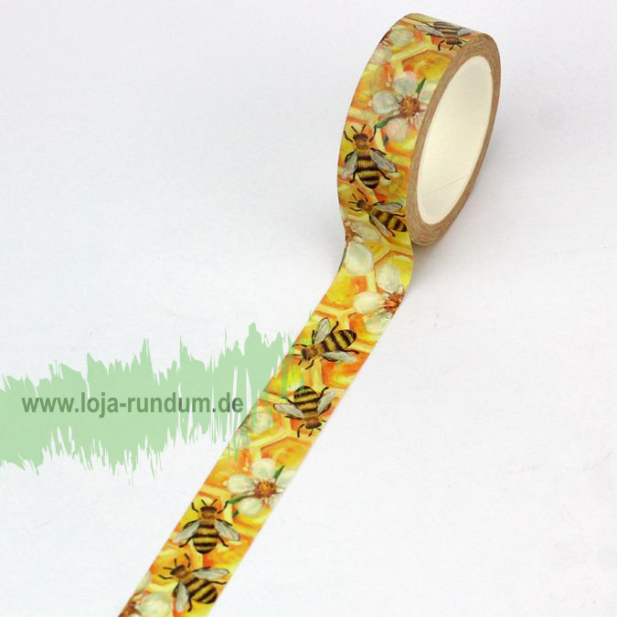 Washi Tape Bienen Loja Rundum