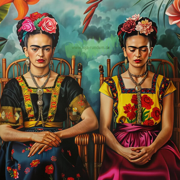 073 Frida Kahlo Two Fridas