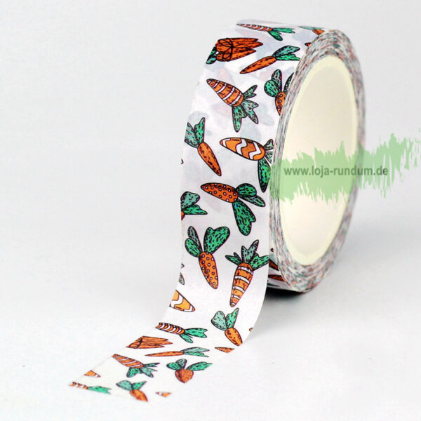 Washi Tape - Möhren