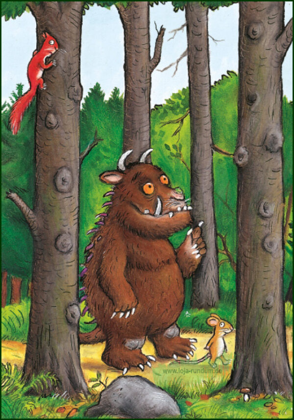 Im Wald mit Eichhörnchen - The Gruffalo - B&B