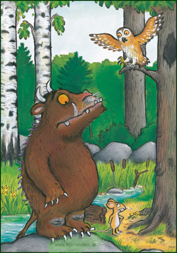 Im Wald mit Eule - The Gruffalo - B&B