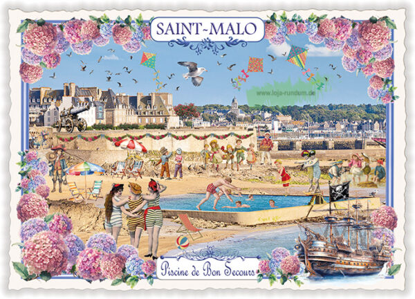 France - Saint-Malo, Piscine de Bon Secours - Edition Tausendschön PK1226